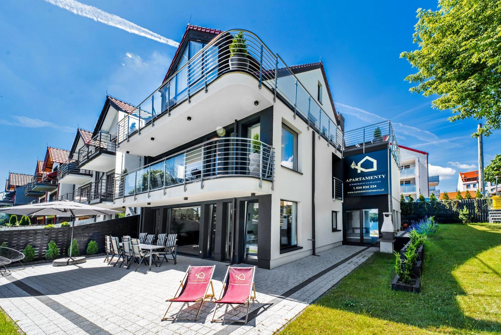 Apartamenty Z Widokiem Na Mazury Jezioro Czos Sauna Jacuzzi Mrągowo Dış mekan fotoğraf